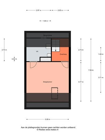 Floorplan - Prins Willem Alexanderstraat 12, 3751 DM Bunschoten-Spakenburg